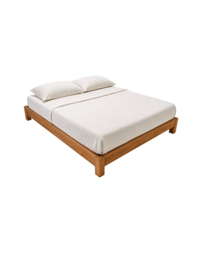 ROWENTA BED IN TEAK WOOD
