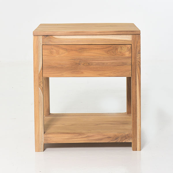 DIVINE BEDSIDE TABLE IN TEAK WOOD