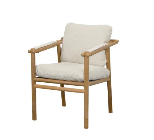 STICKS ARMCHAIR IN TEAK INCL CUSHION