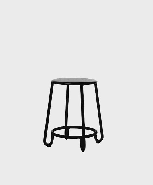 HUGGY STOOL H45 CHARCOAL