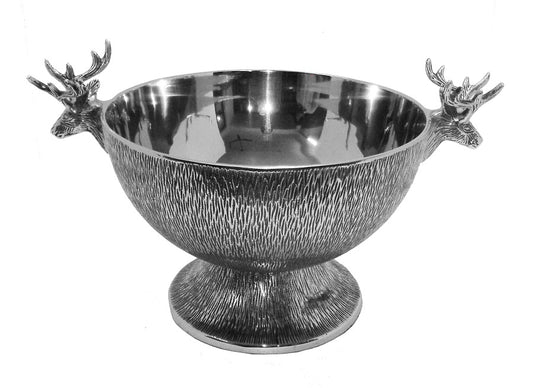 DEER CHAMPAGNE COOLER IN NICKEL