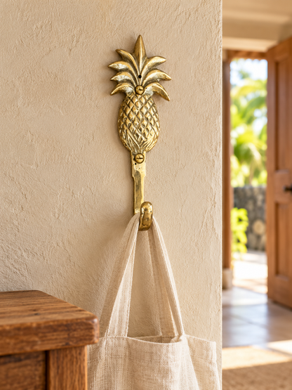 BRASS PINEAPPLE HOOK