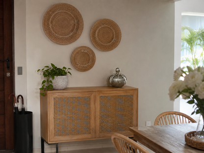CORSICA CABINET IN OAK WITH 2 DOORS