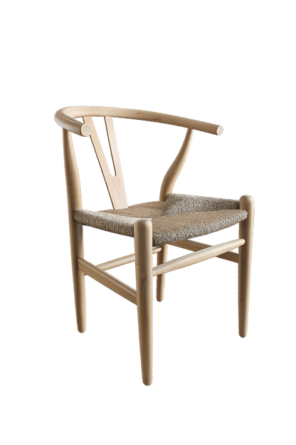 MAIZA ARMCHAIR IN TEAK WITH SEAGRASS SEAT