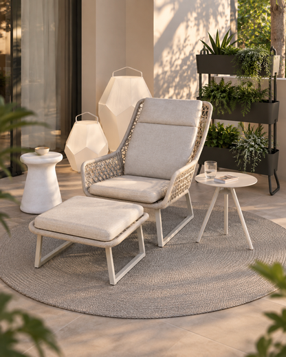 DREAMS RECLINER SET WITH FOOTREST & SIDE TABLE