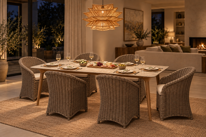 RIVER DINING ARMCHAIR IN WICKER