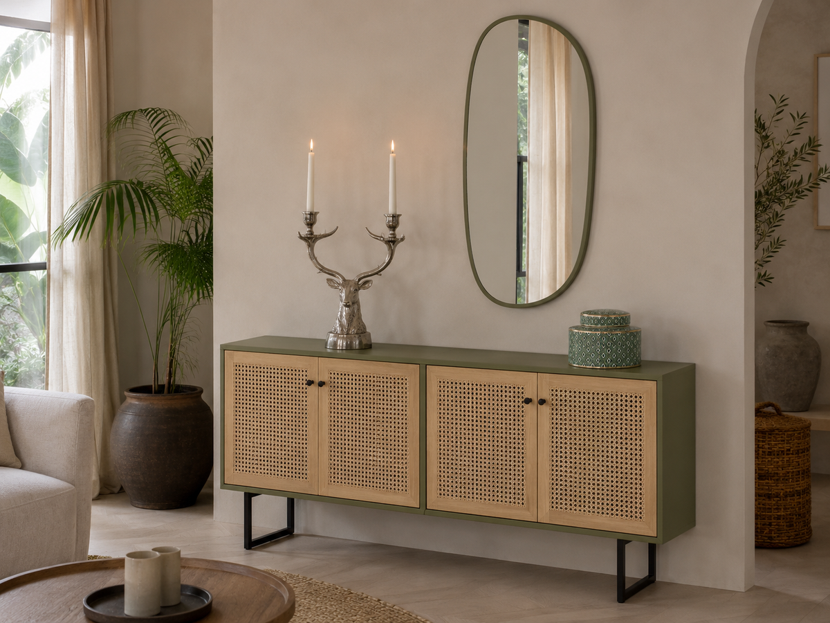 CORSICA CABINET PAINTED GREEN