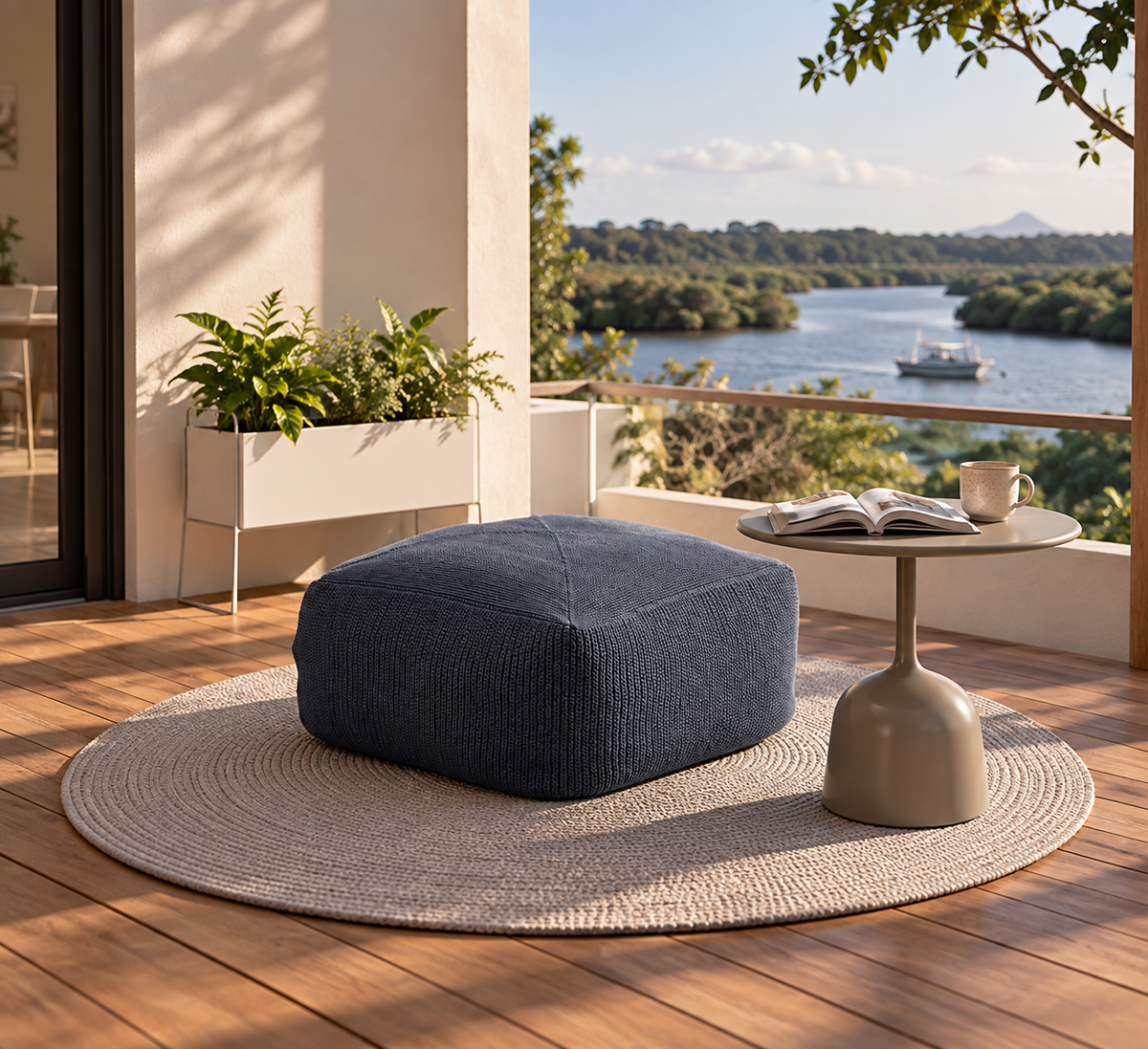 DIVINE FOOTSTOOL MIDNIGHT BLUE