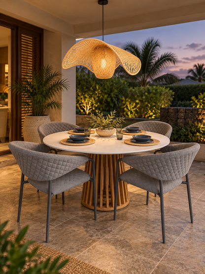 DECO PLATE RATTAN