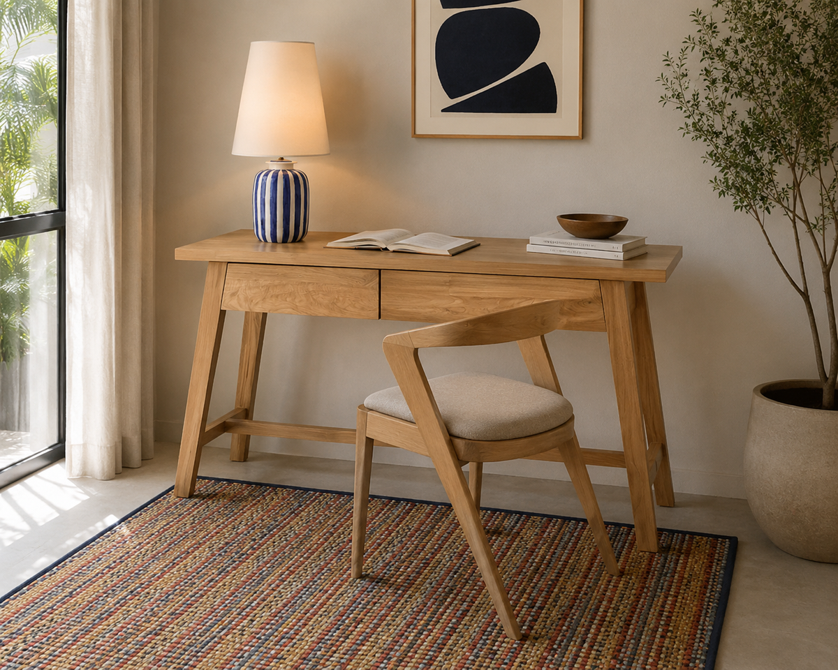 KARIBA CHAIR - TAUPE TIMBER FINISH