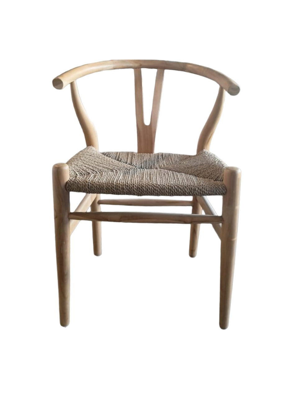 MAIZA ARMCHAIR IN TEAK WITH SEAGRASS SEAT