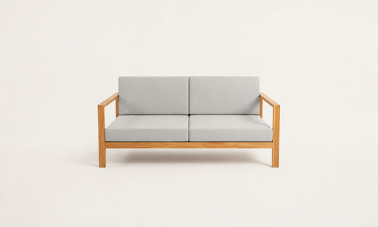 RENO SOFA 2 SEATER IN TEAK