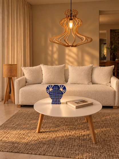 WOMAN PENDANT LAMP BRUT- S