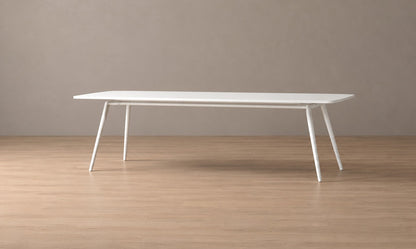 STIPA WHITE ALUMINIUM TABLE 100x300