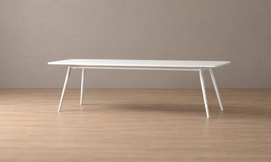 STIPA WHITE ALUMINIUM TABLE 100x300