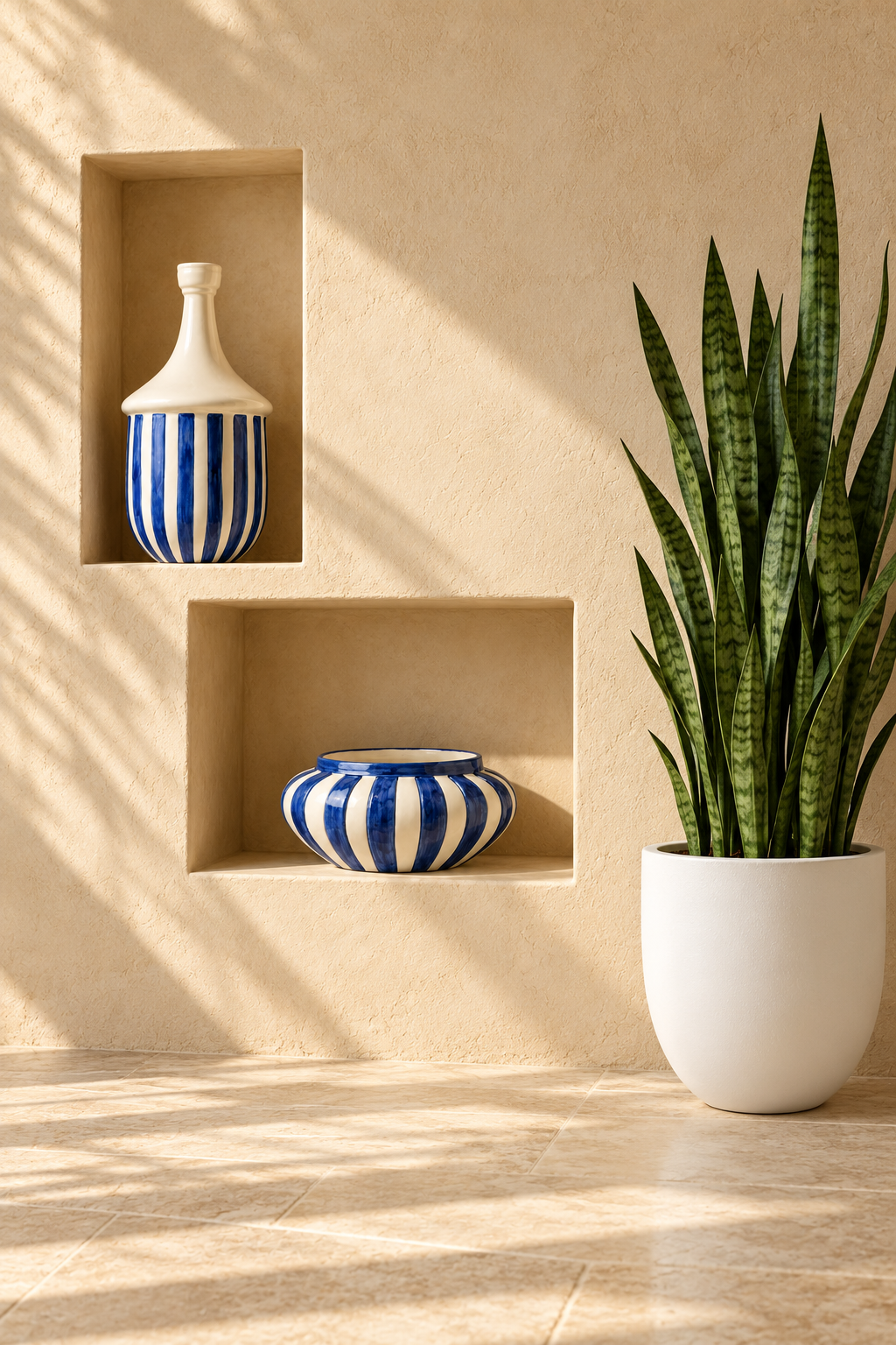 BULLET PLANTERS - MEDIUM IN WHITE