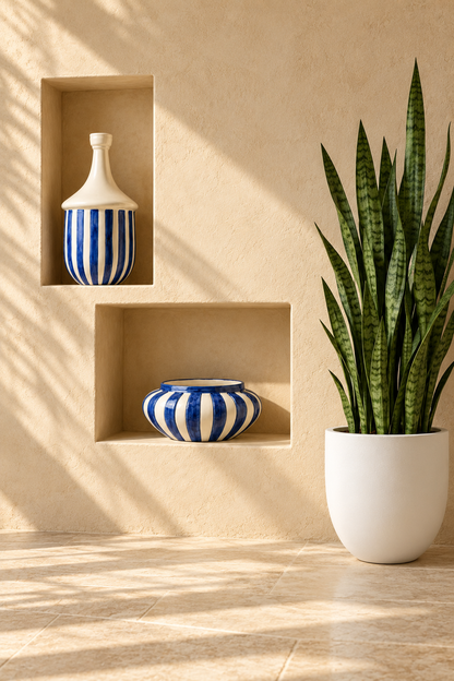 BULLET PLANTERS - MEDIUM IN WHITE