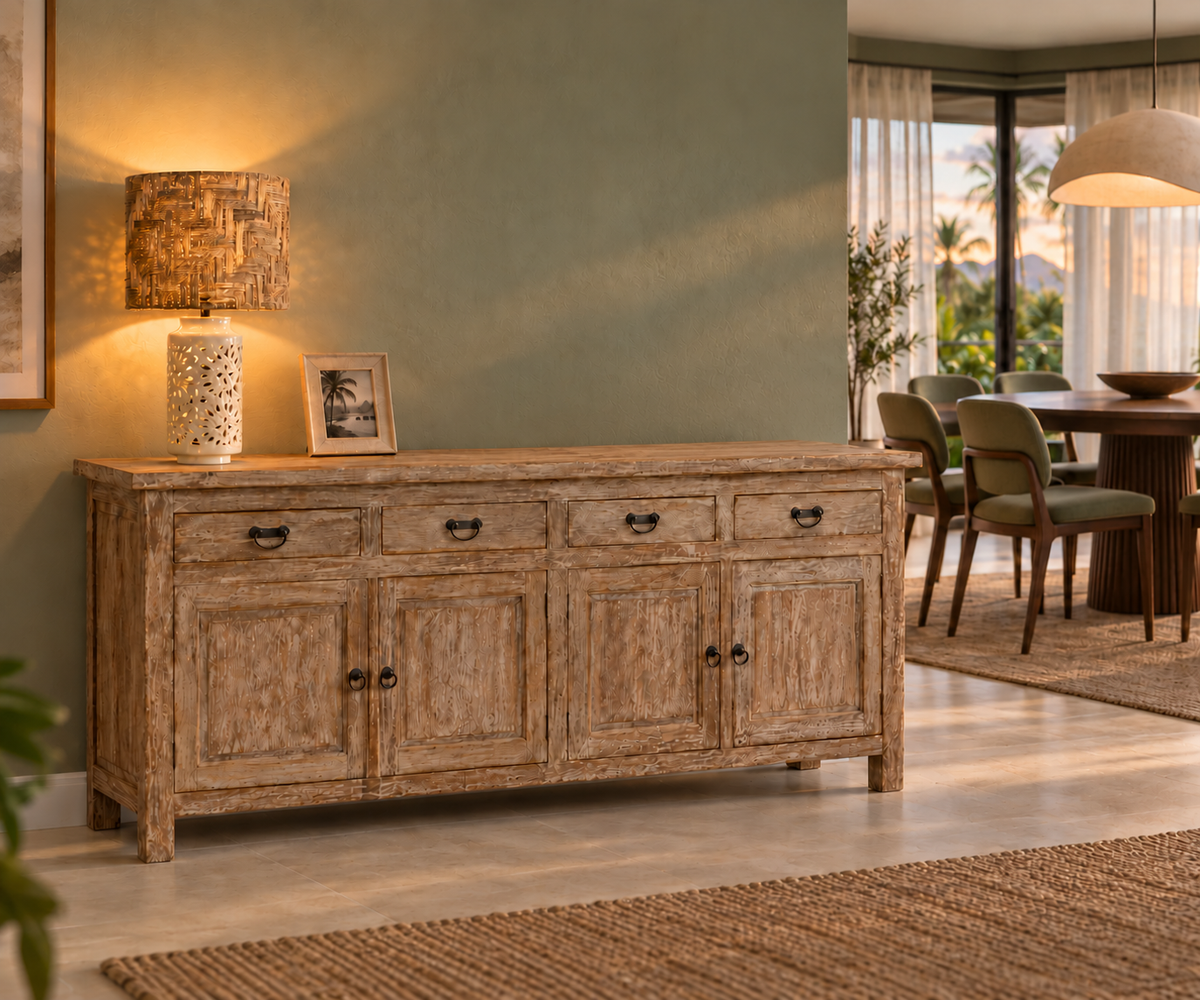 IVORY IRON TABLE LAMP
