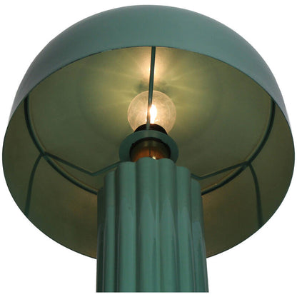 TABLE LAMP IRON GREEN