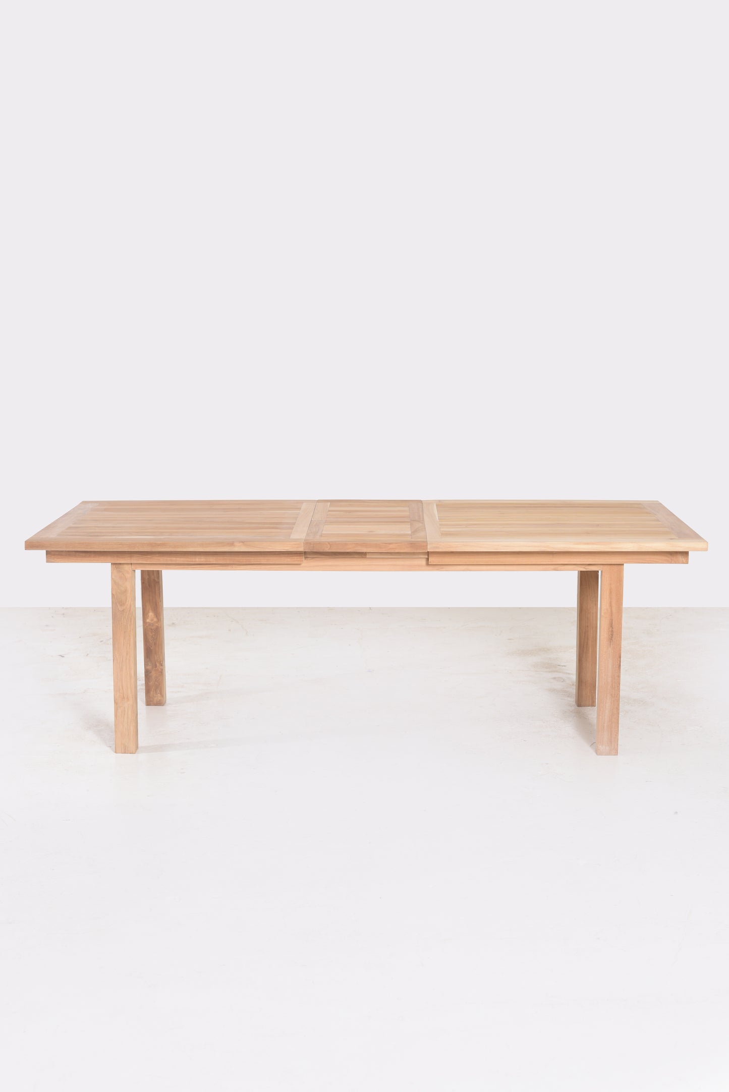 JAIRO EXTENSIBLE DINING TABLE IN TEAK WOOD