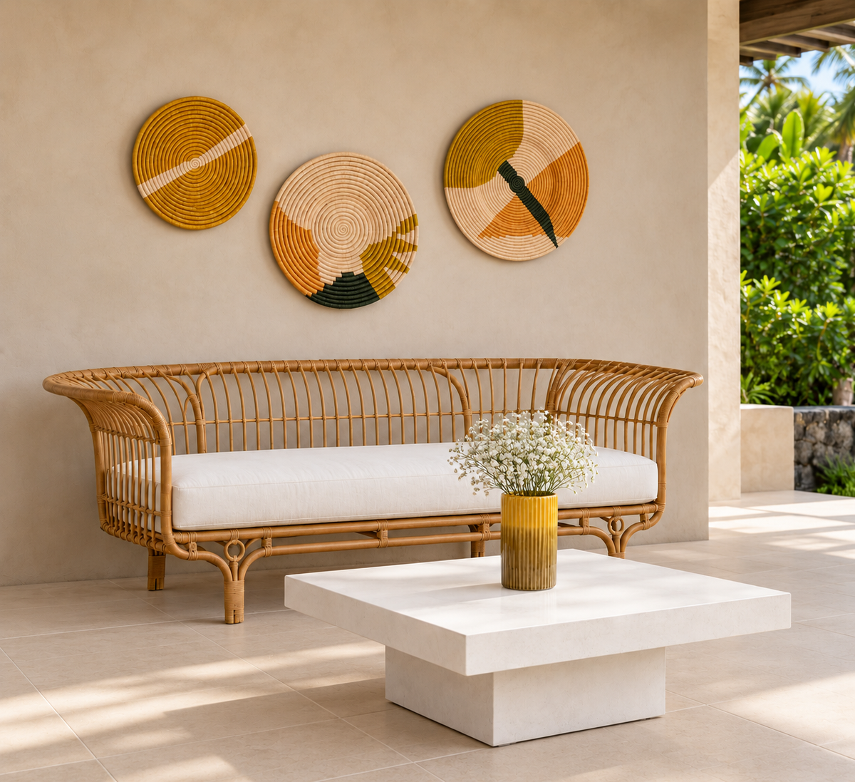 SQUARE COFFEE TABLE WHITE
